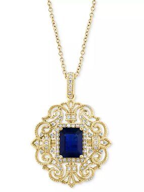 Effy Openwork Filigree Necklace in 14k Gold